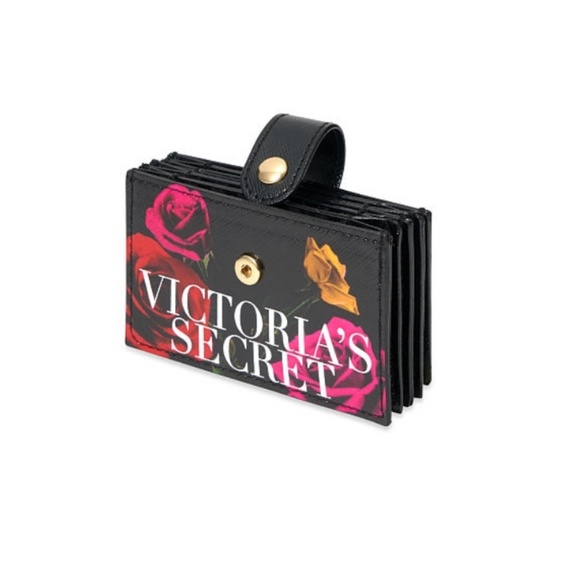 Victoria's Secret Bags Victorias Secret Bold Floral Accordion Card